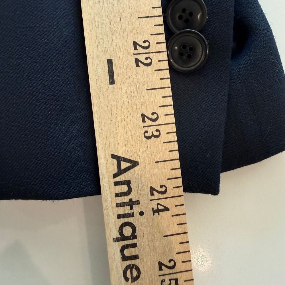 Kobi Halperin Navy Blue Single Button Blazer XS EUC Corporate Chic Preppy - Picture 13 of 13
